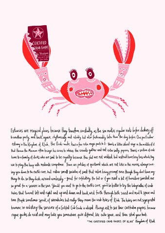 The Certified Crab Guides of Klah A3 Print
