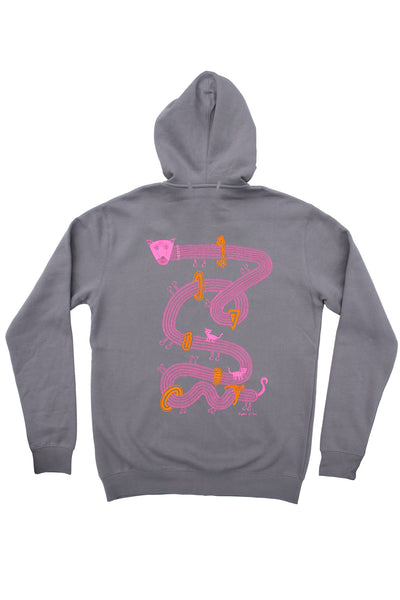 The Time Travelling Dog Zip Up Hoody