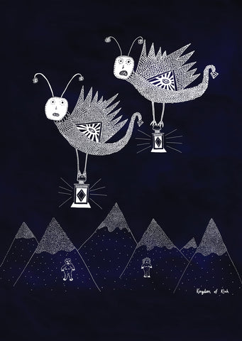 The Lantern Moths Commemoration Greeting Card