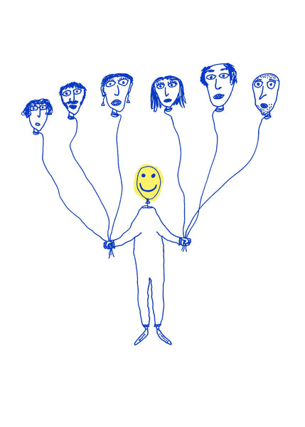 The Balloonman Pillowcase