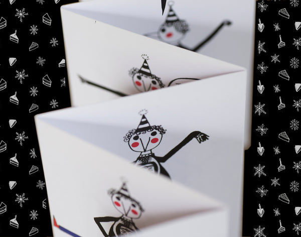 Jangjilly Jive Fold Out Christmas Card