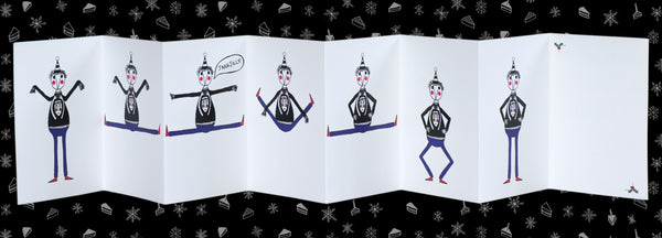 Jangjilly Jive Fold Out Christmas Card